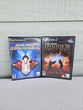 PS2 Star Wars Jedi Star Fighter Episode III Revenge of the Sith Playstation 2